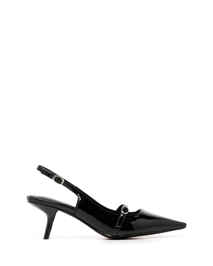Parlour Pump Black Patent