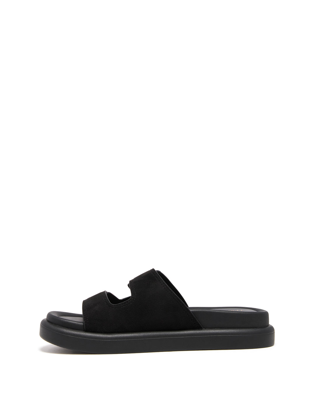 Paxton Sandal Black Microsuede