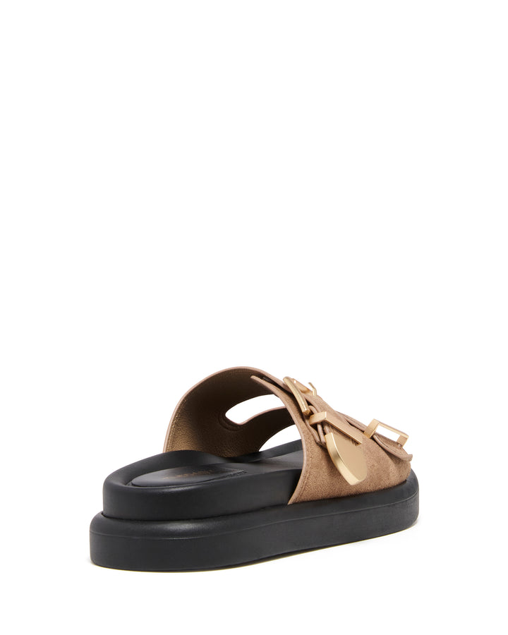 Paxton Sandal Natural Microsuede