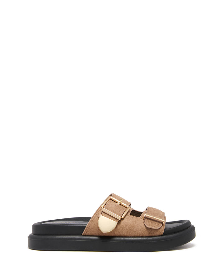 Paxton Sandal Natural Microsuede