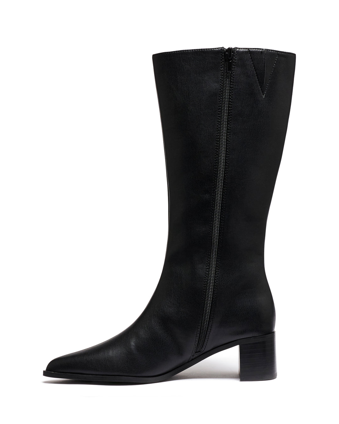Penny Tall Boot Black Smooth