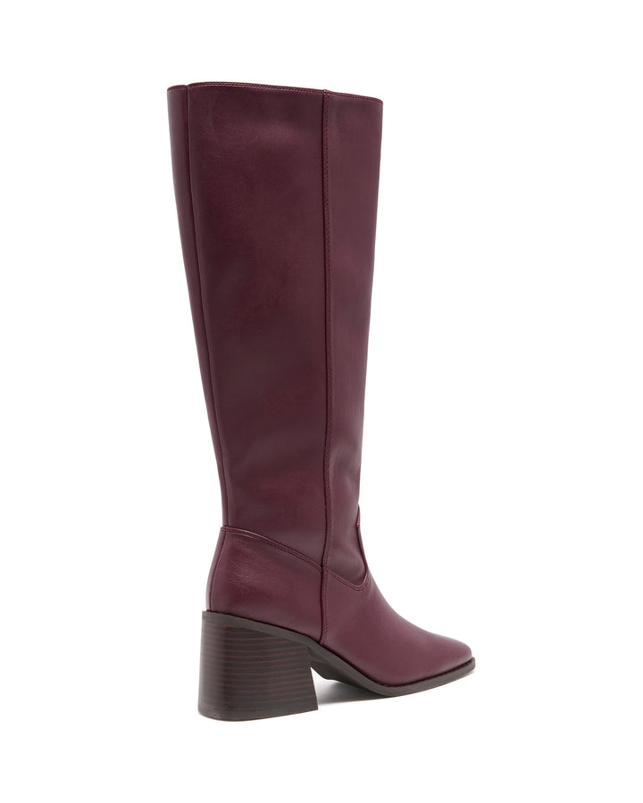 Quinn Tall Boot Bordeaux Smooth