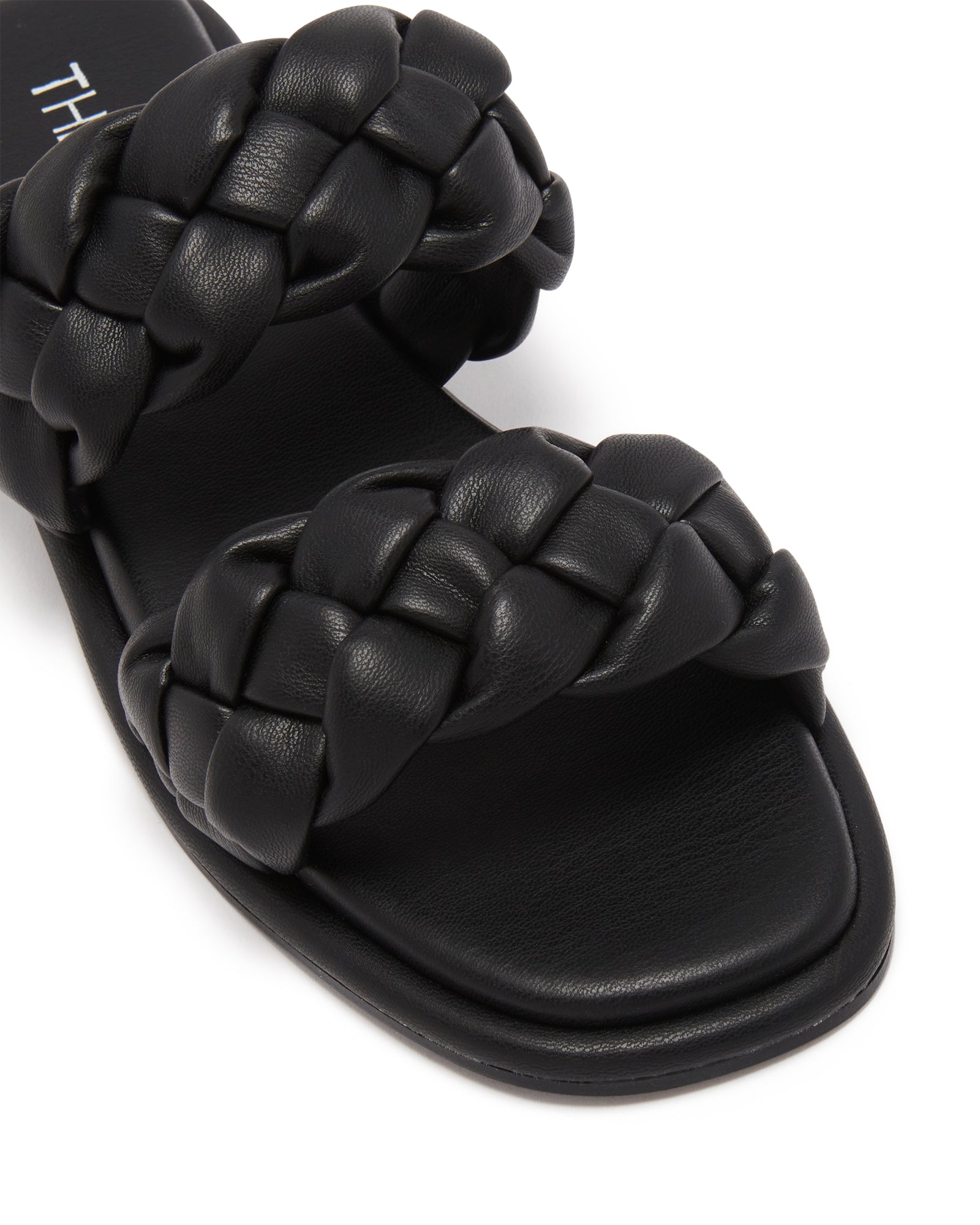 Therapy Shoes Raain Black | Women's Sandals | Slides | Flats | Woven