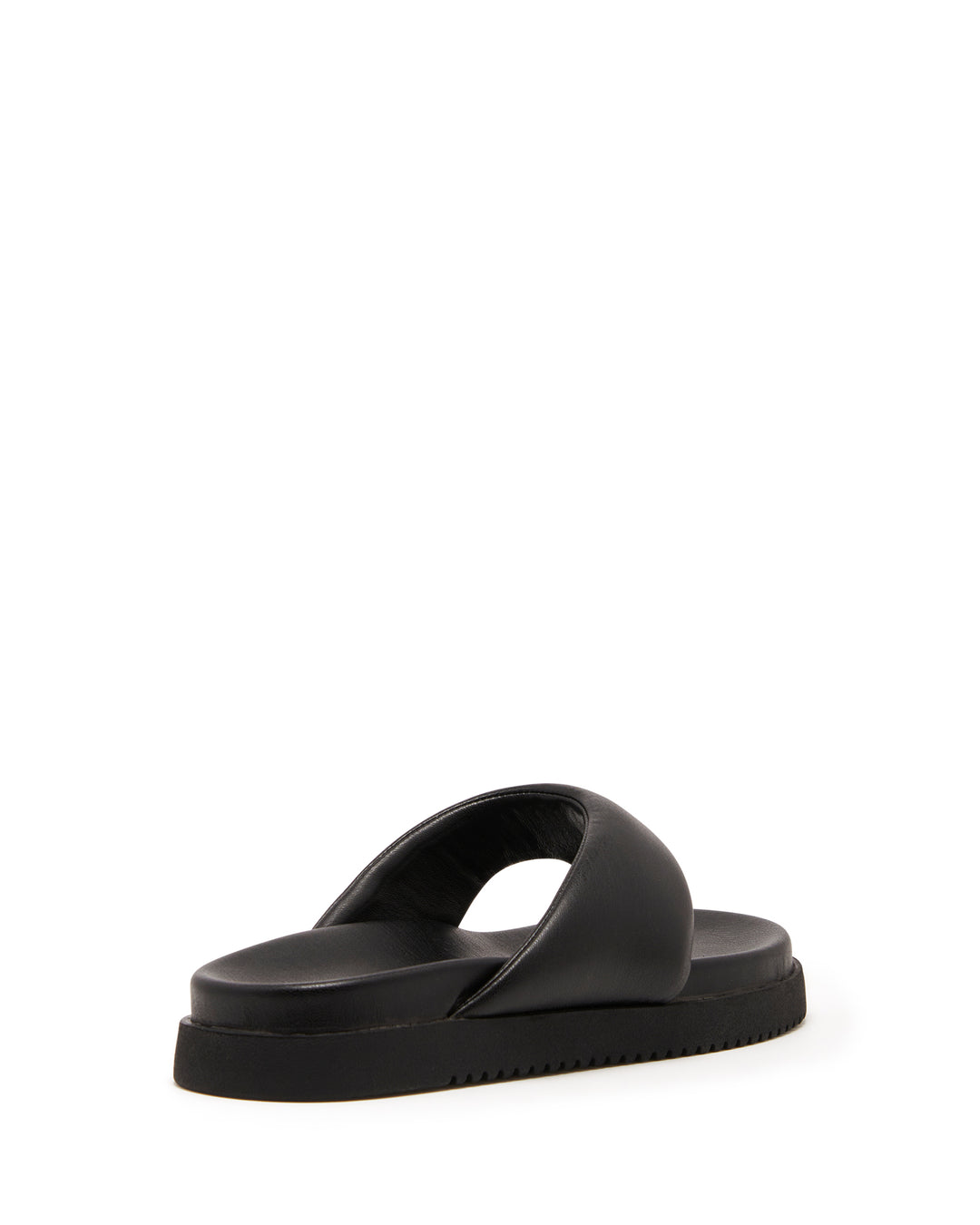 Radar Thong Sandal Black Smooth