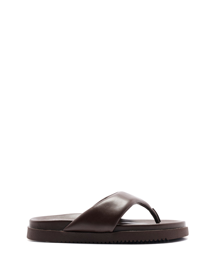 Radar Thong Sandal Chocolate Smooth