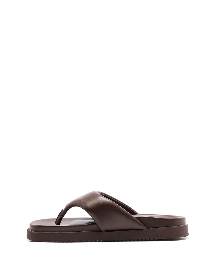 Radar Thong Sandal Chocolate Smooth