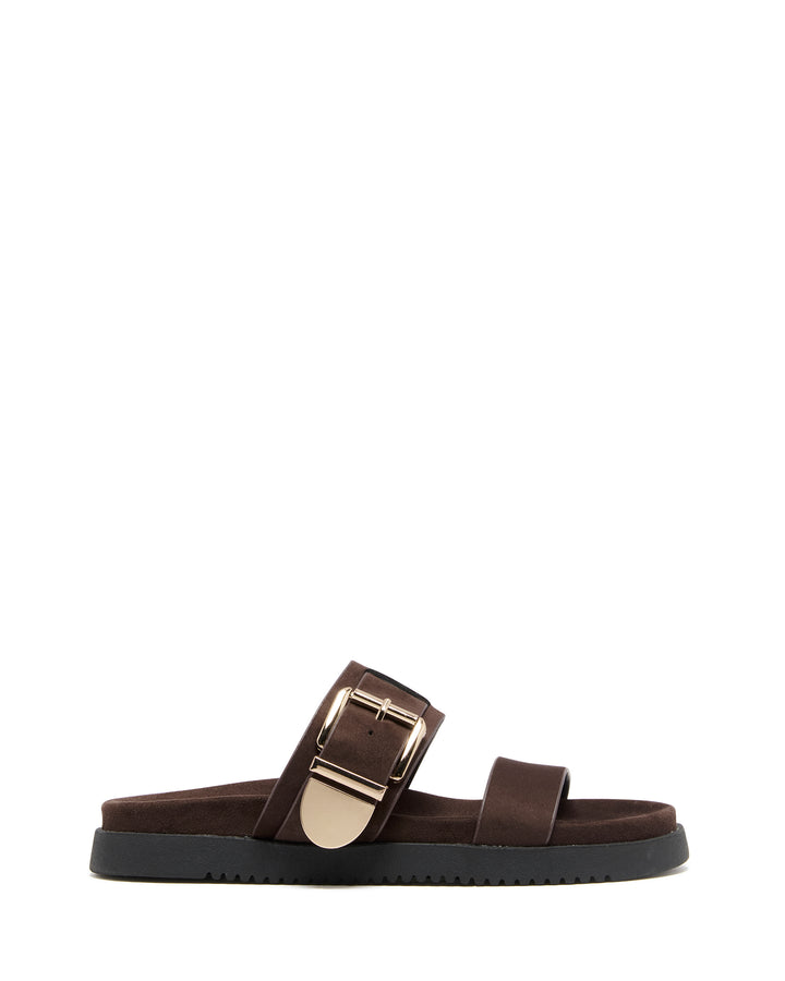 Remi Sandal Chocolate Suede