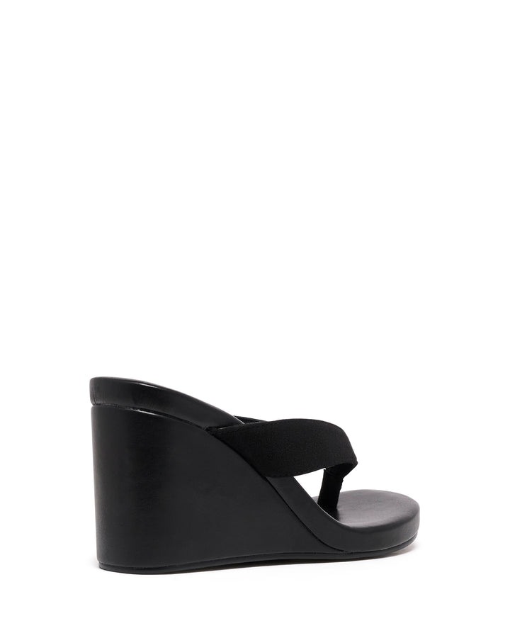 Ren Wedge Black Suede
