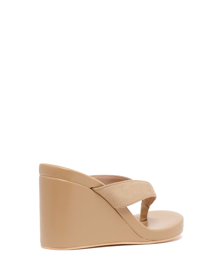 Ren Wedge Cashew Suede