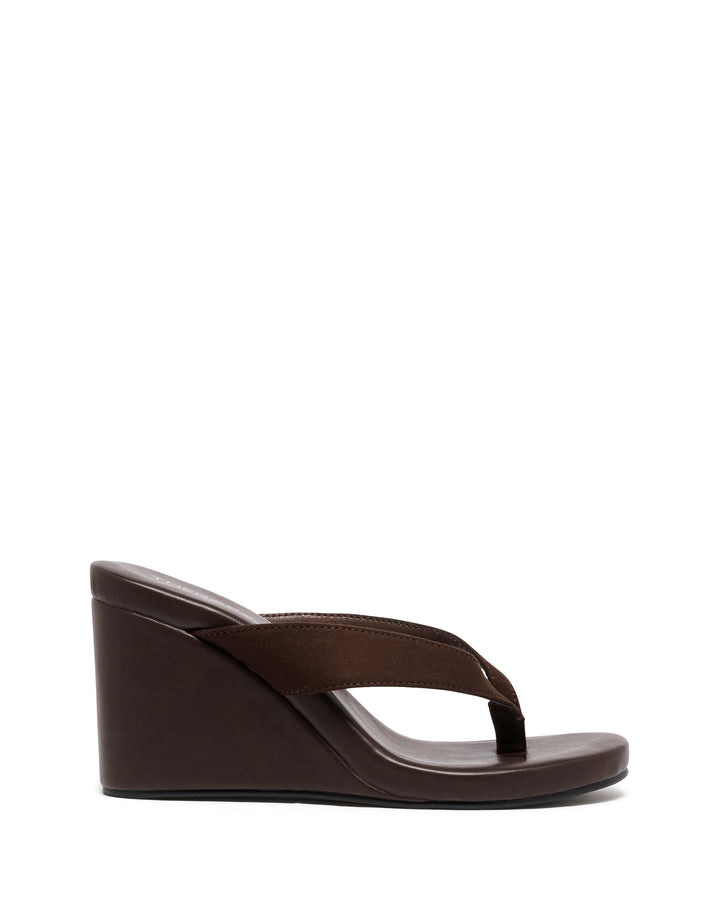 Ren Wedge Chocolate Suede
