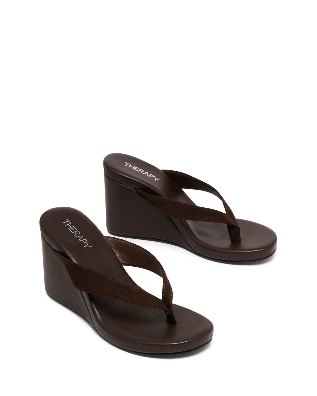 Ren Wedge Chocolate Suede