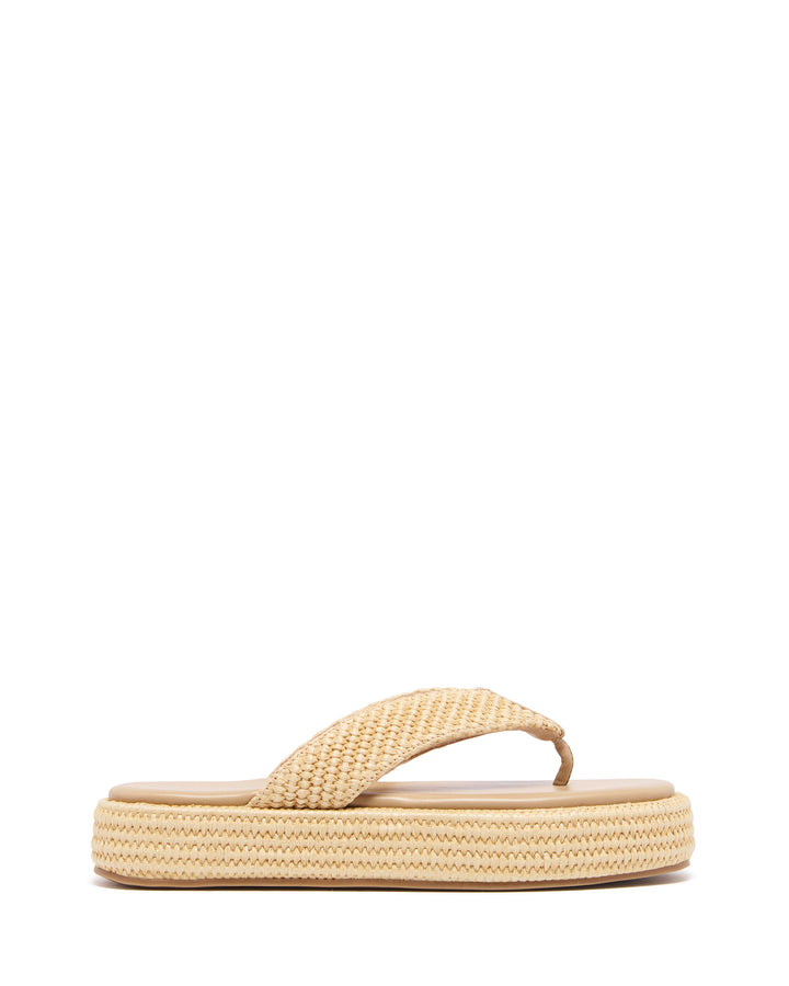 Reyes Thong Sandal Natural Raffia