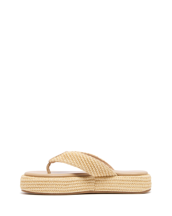 Reyes Thong Sandal Natural Raffia