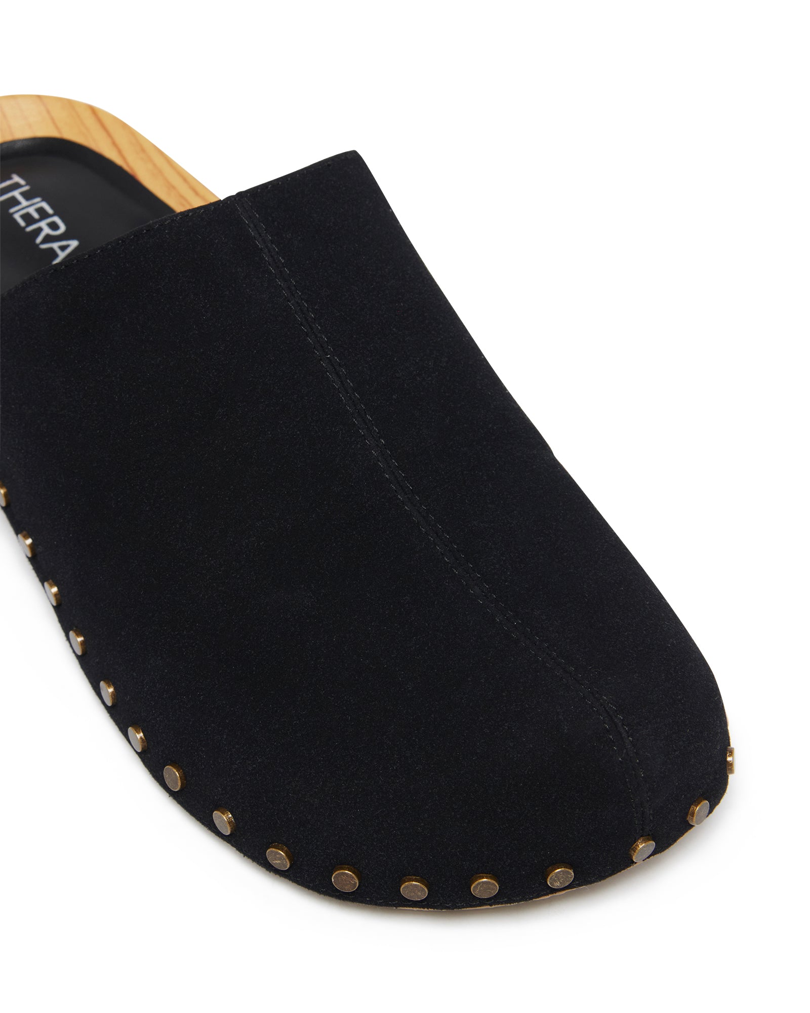 Therapy Shoes Rhiannon Black Suede | Women's Clogs | Flats 