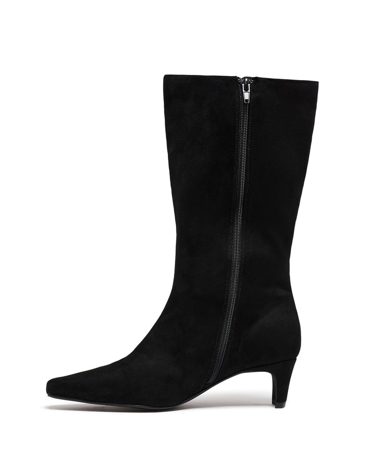 Rhome Tall Boot Black Suede