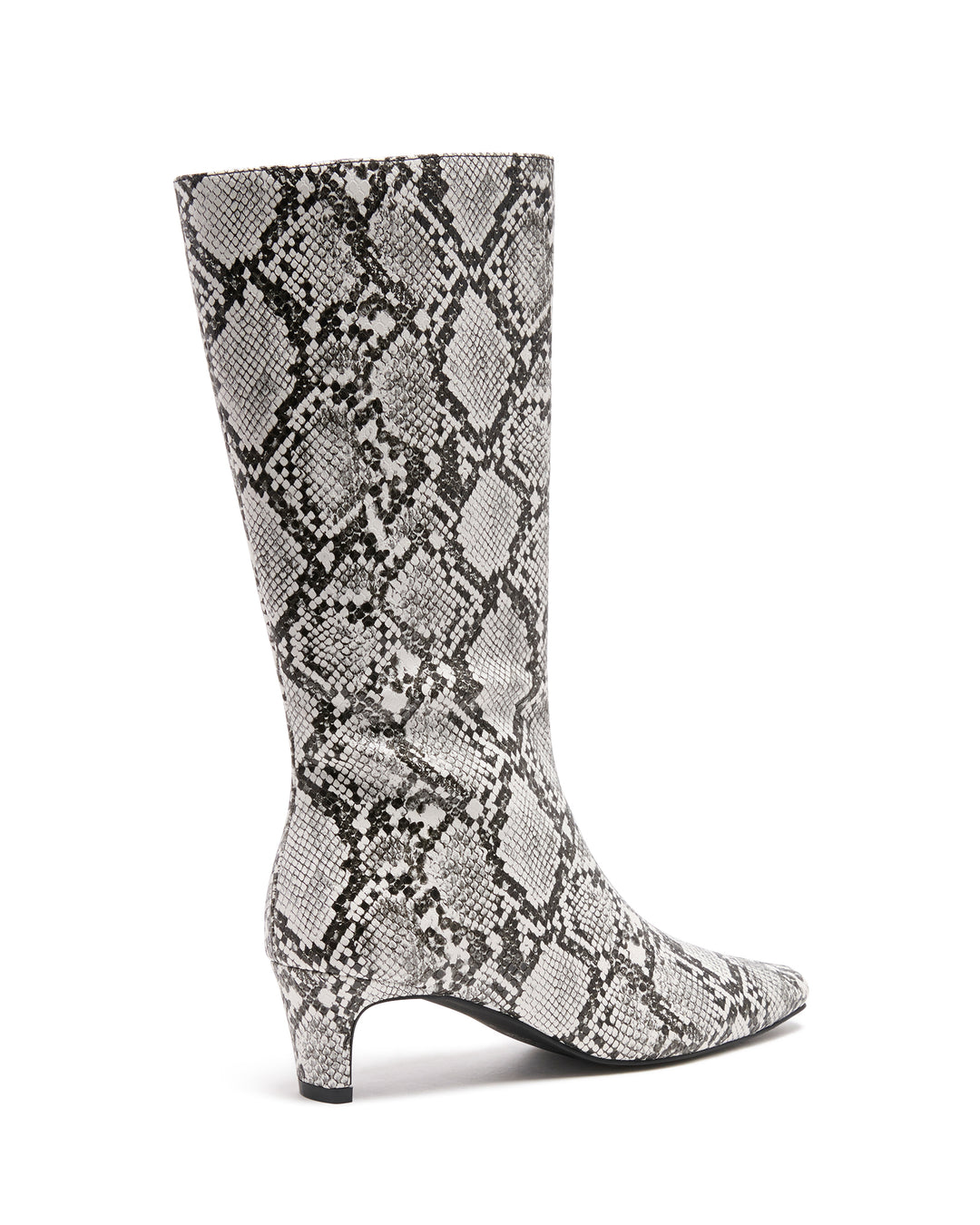 Rhome Tall Boot Black/White Snake