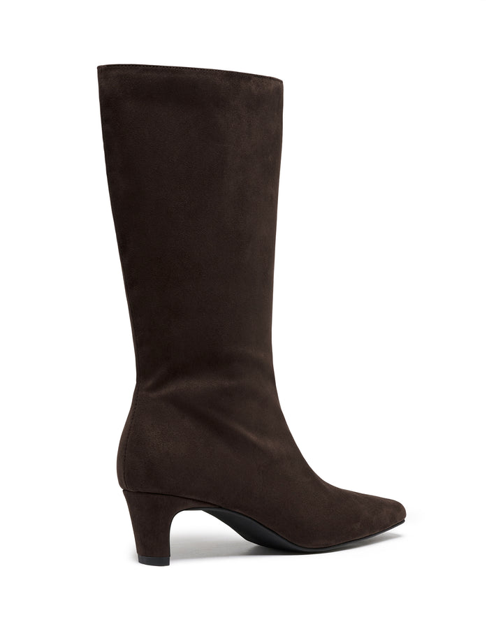 Rhome Tall Boot Chocolate Suede