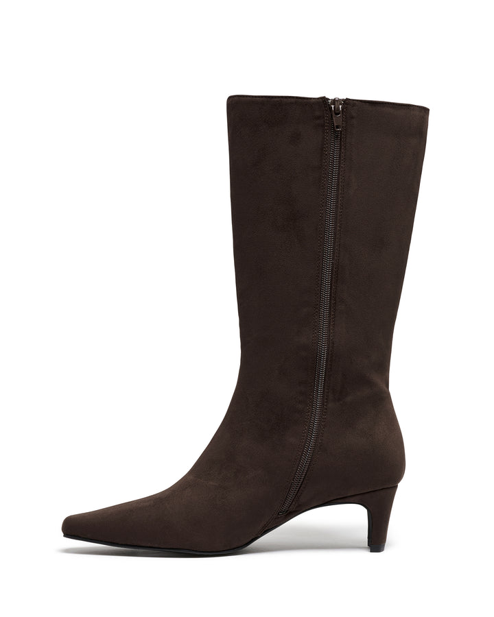 Rhome Tall Boot Chocolate Suede