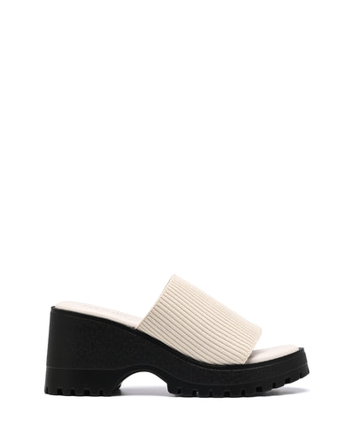 Therapy Shoes Romy Bone Knit | Women's Sandals | Platform | Knit