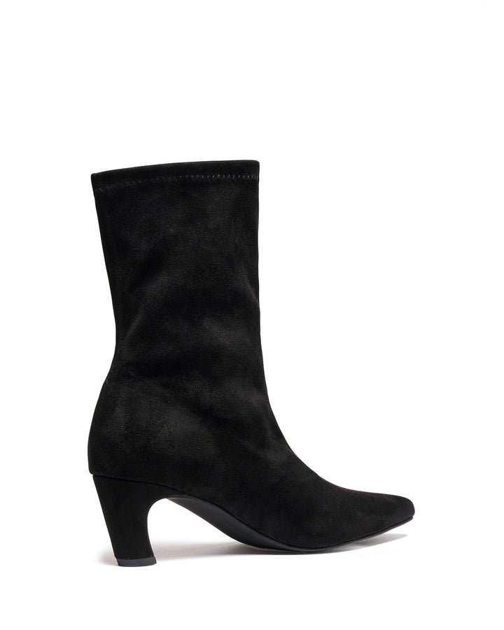 Sacha Ankle Boot Black Microfibre