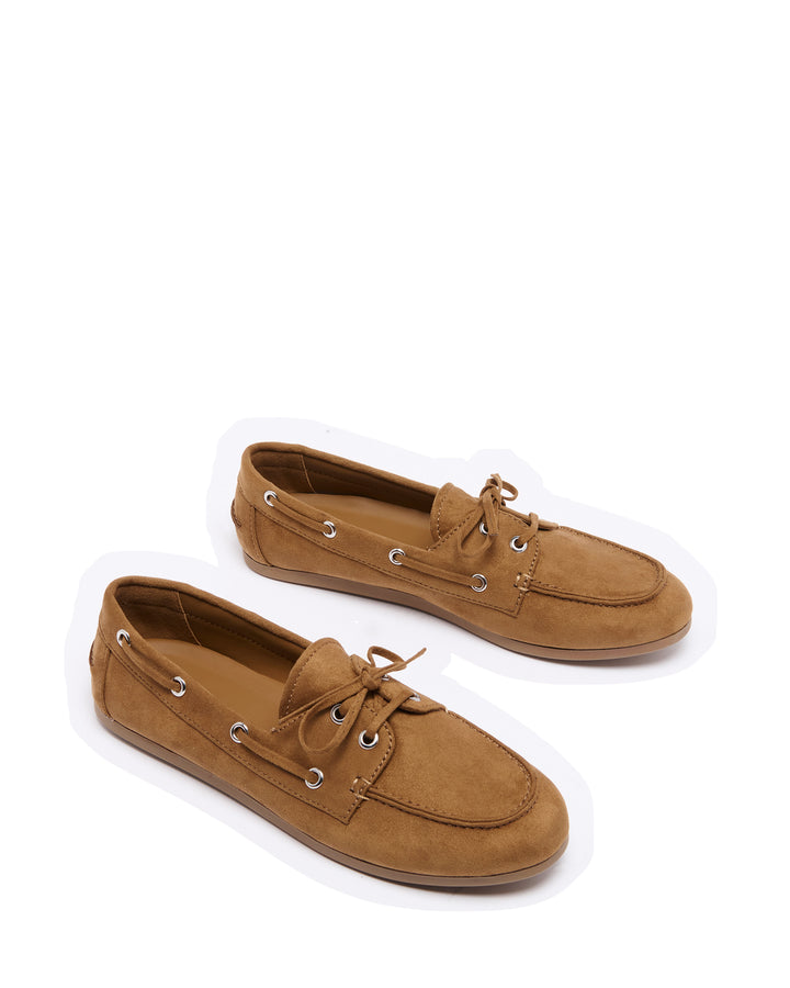 Sailor Boat Shoes Toffee Microsuede