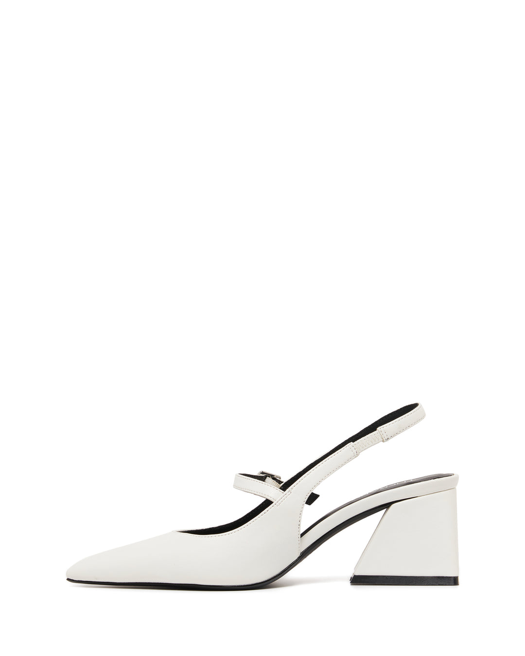 Therapy Shoes Sharp White Smooth | Women's Heels | Pumps | Slingback