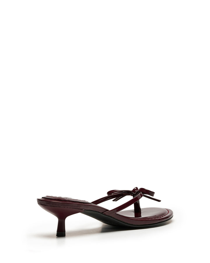 Somer Thong Heel Bordeaux Patent