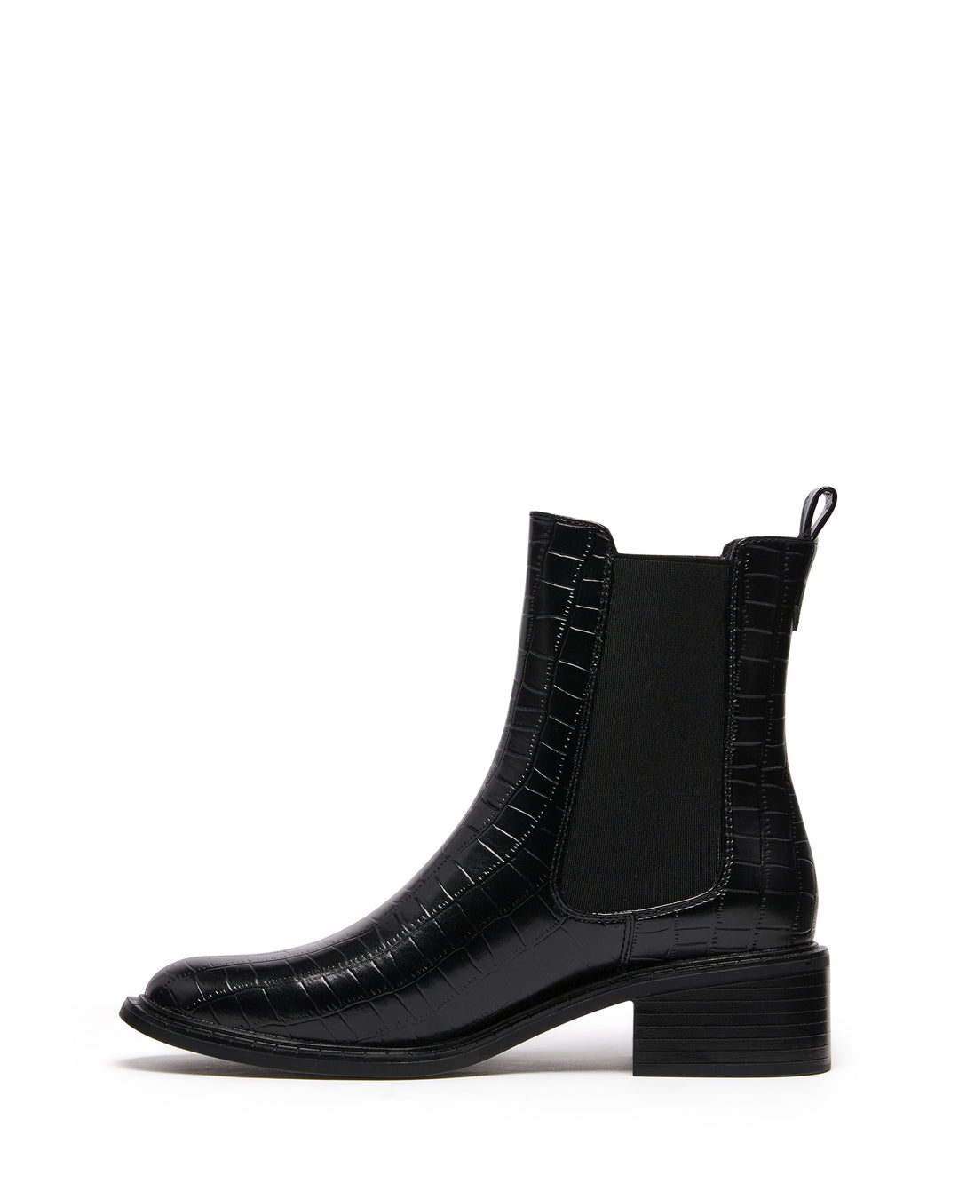 Stable Ankle Boot Black Croc