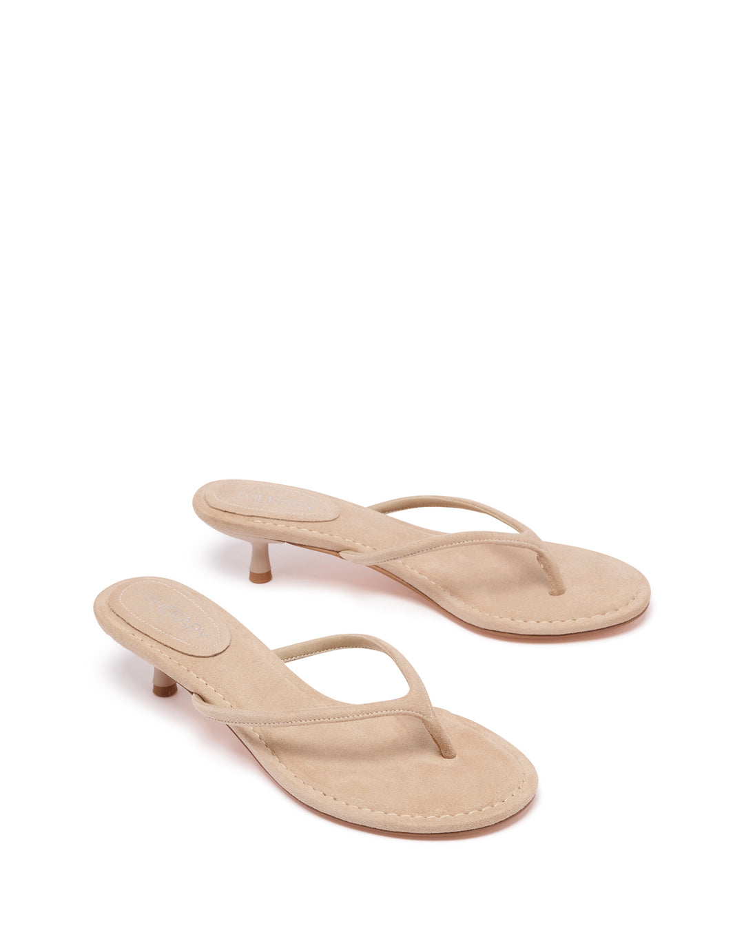 Suki Thong Heel Cashew Suede