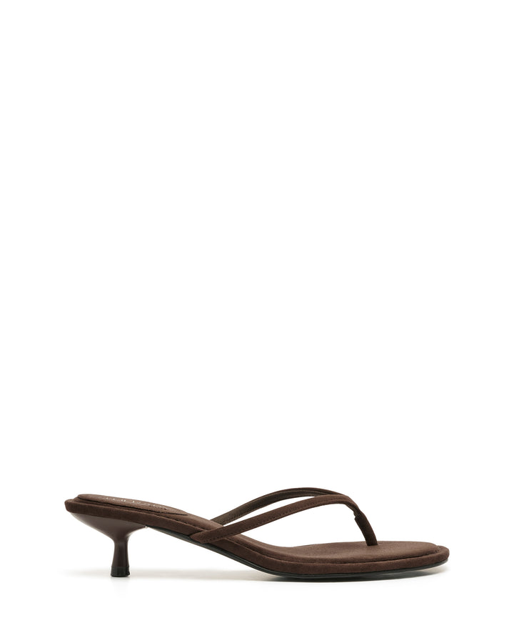 Suki Thong Heel Chocolate Suede
