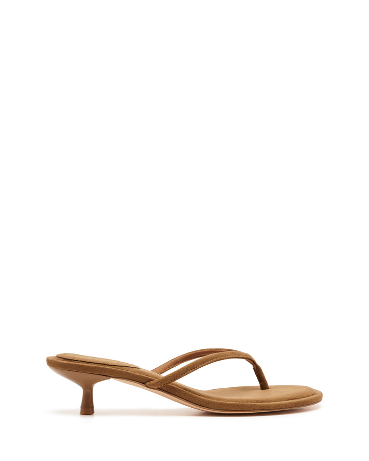 Suki Thong Heel Toffee Suede