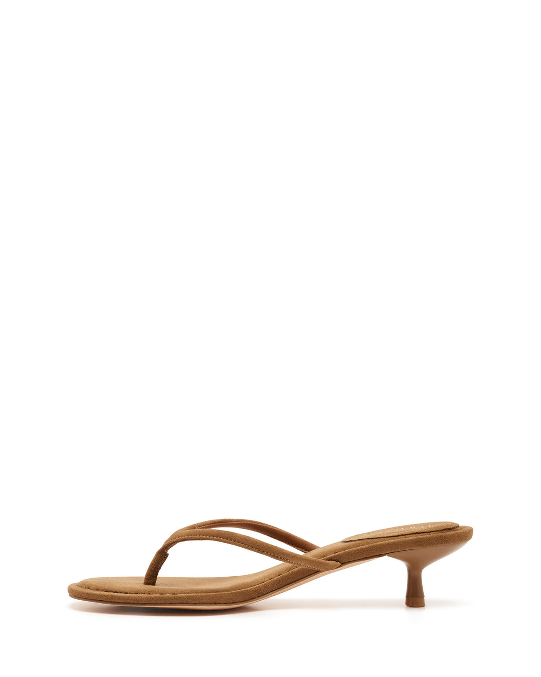Suki Thong Heel Toffee Suede