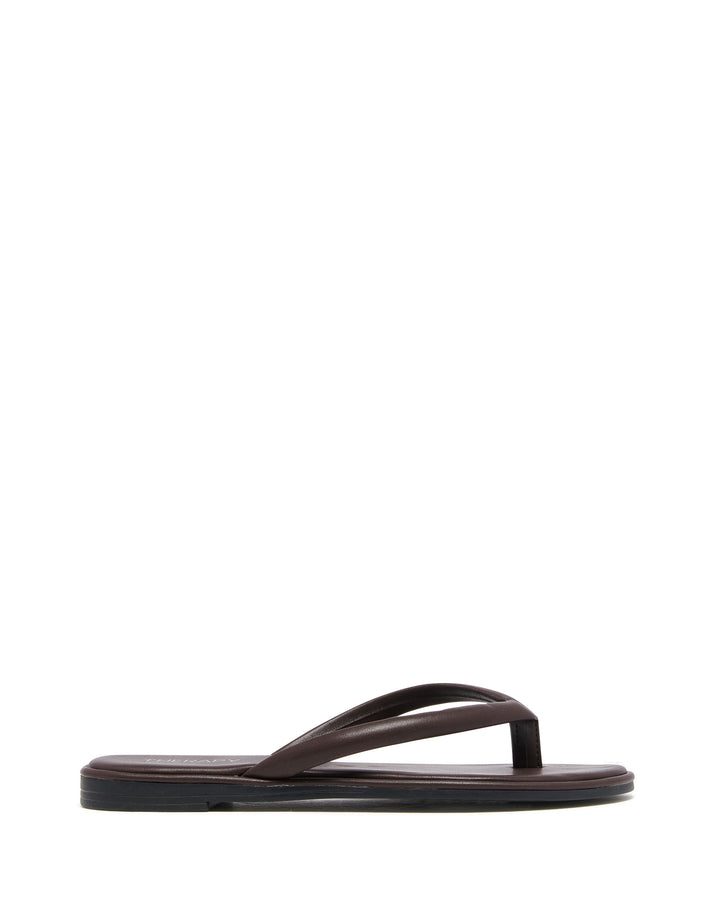 Theory Thong Sandal Chocolate