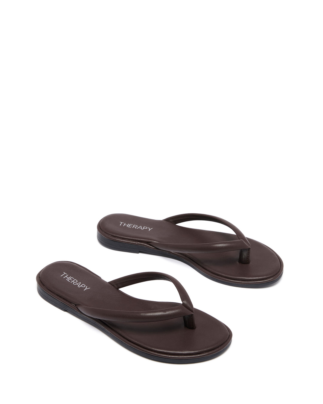 Theory Thong Sandal Chocolate