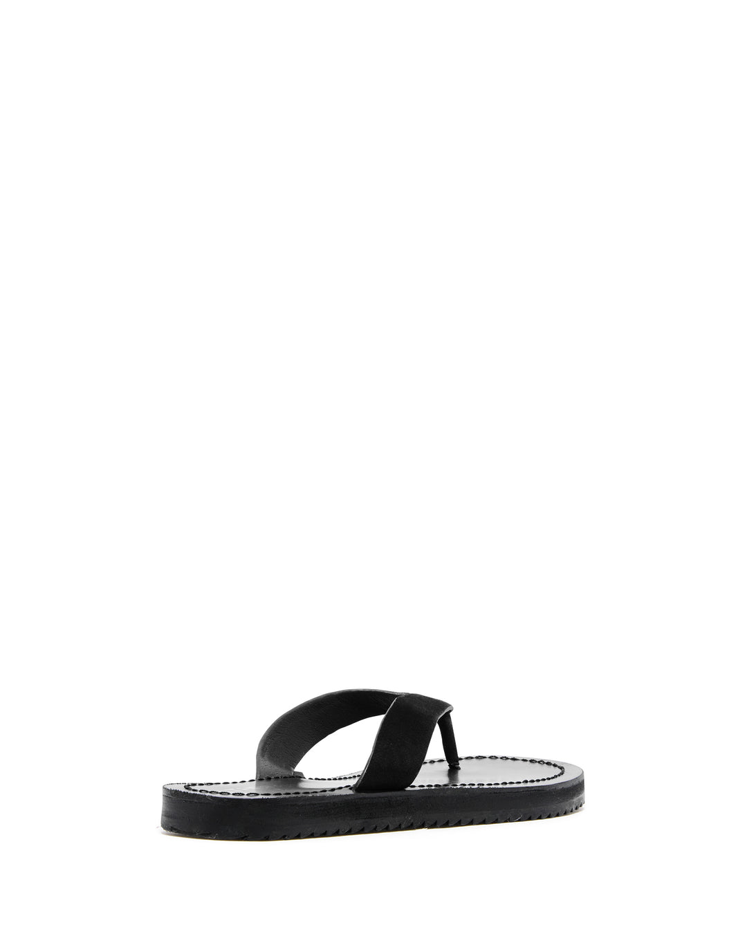 Undone Thong Sandal Black Suede