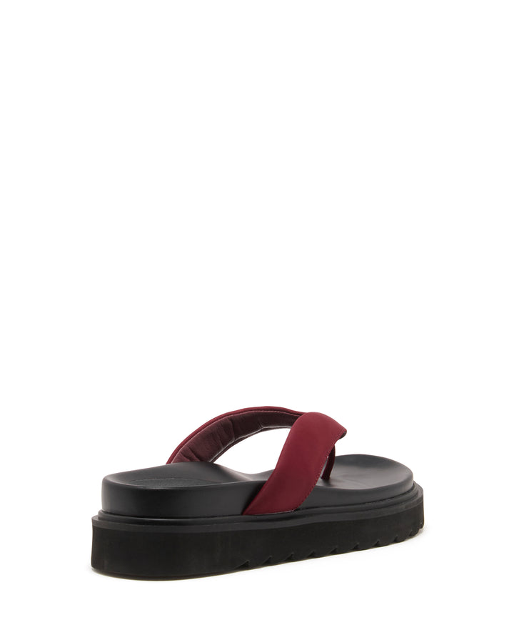Vacay Thong Sandal Bordeaux Lycra