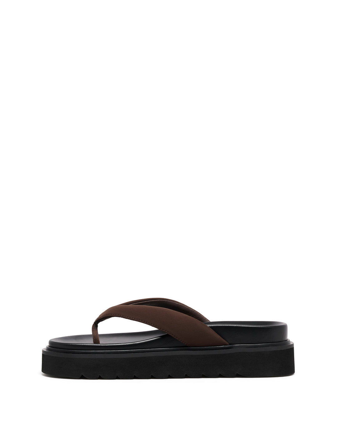 Vacay Thong Sandal Chocolate Lycra
