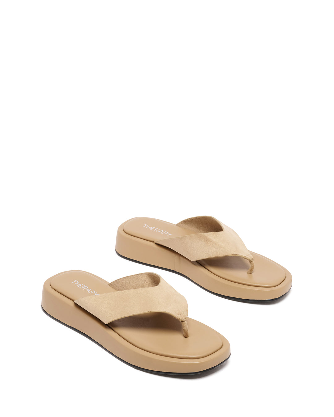 Veda Thong Sandal Cashew Suede
