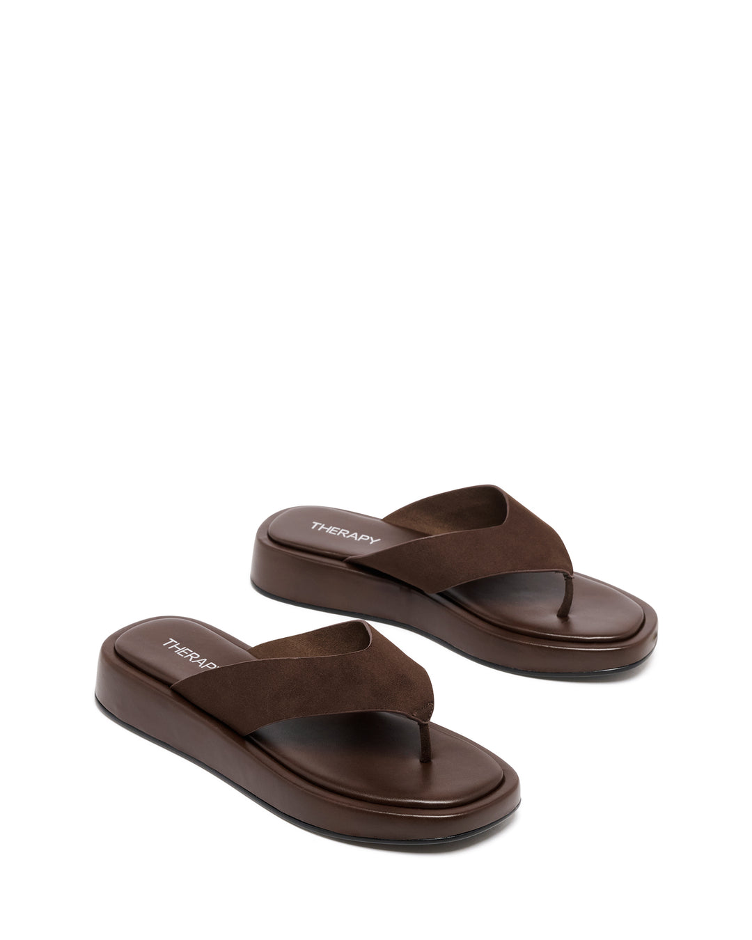 Veda Thong Sandal Chocolate Suede