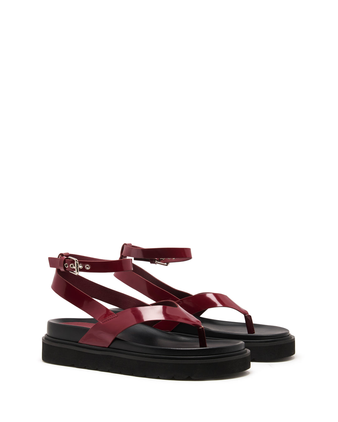 Visa Sandal Bordeaux Patent