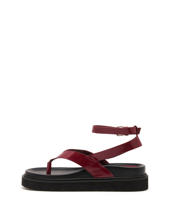 Visa Sandal Bordeaux Patent