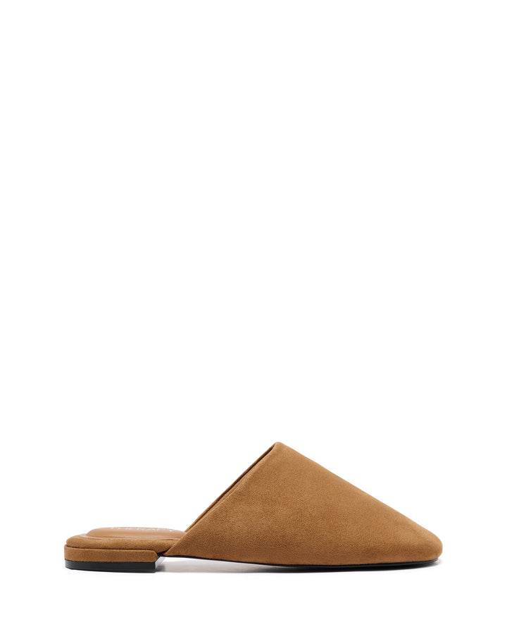 Weston Flat Toffee Suede