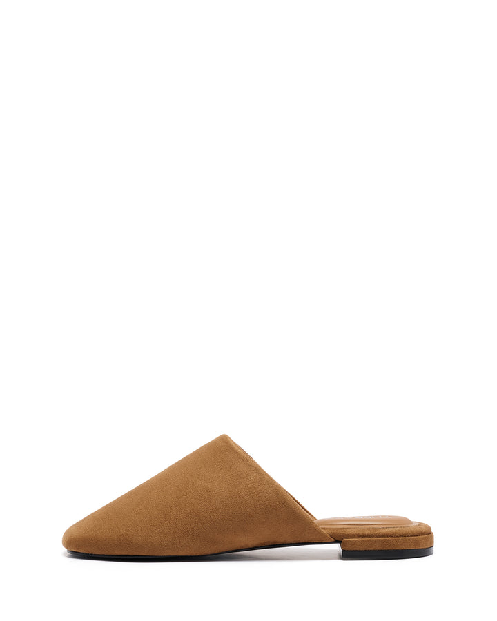 Weston Flat Toffee Suede