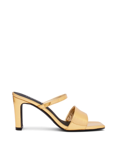 Therapy Shoes Cassie Gold Metallic | Women's Heels | Sandals | Mules | Strappy