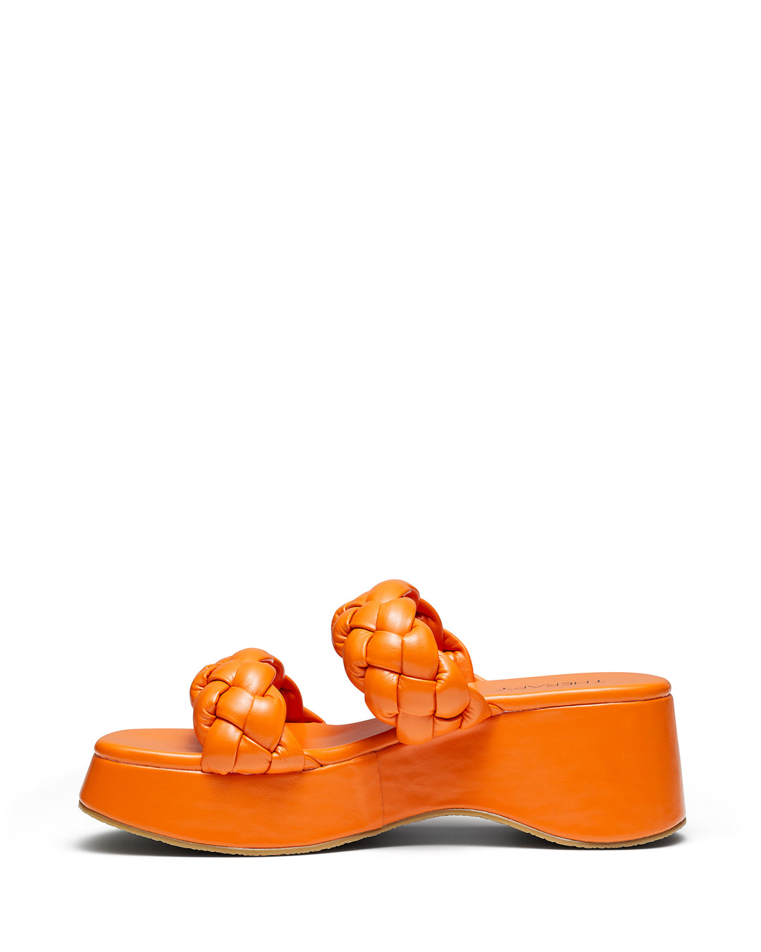 Therapy Shoes Christy Tangerine | Women's Sandals | Slides | Platform | Woven