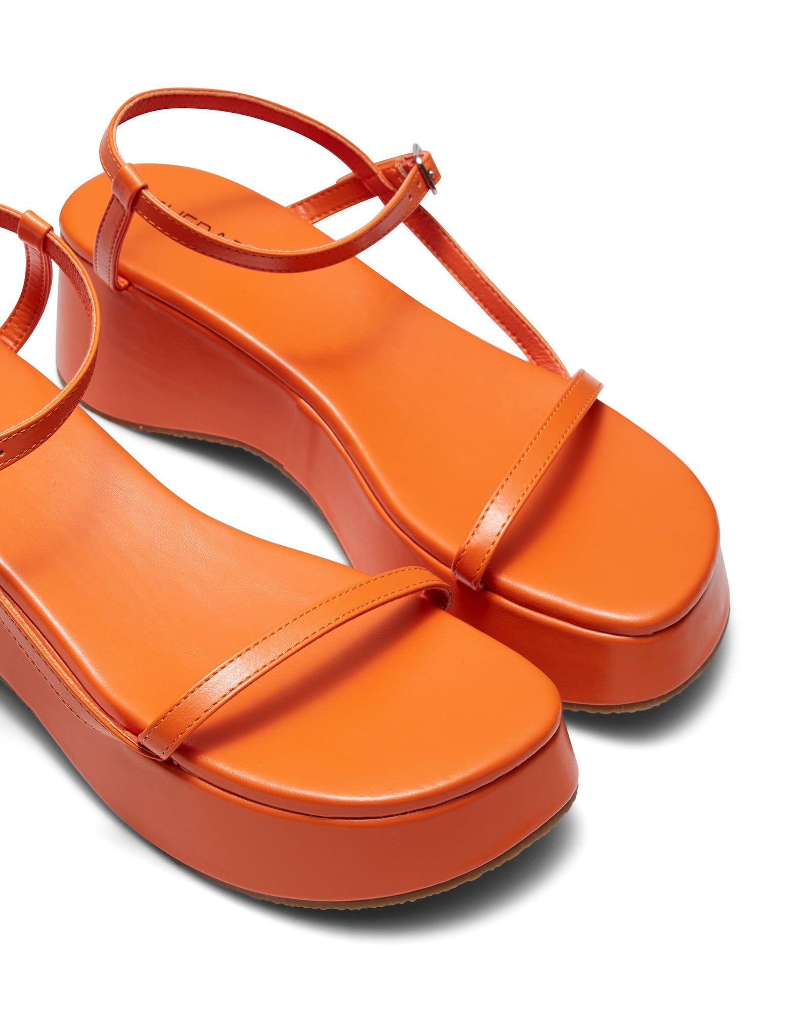 Therapy Shoes Claudia Tangerine | Women's Sandals | Platform | Flatform | Strappy