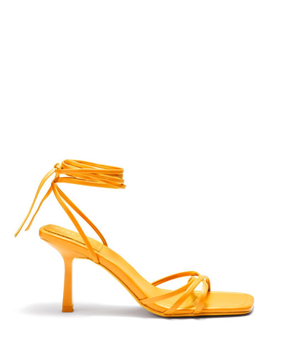 Therapy Shoes Diaz Mango | Women's Heels | Sandals | Stiletto | Tie Up 