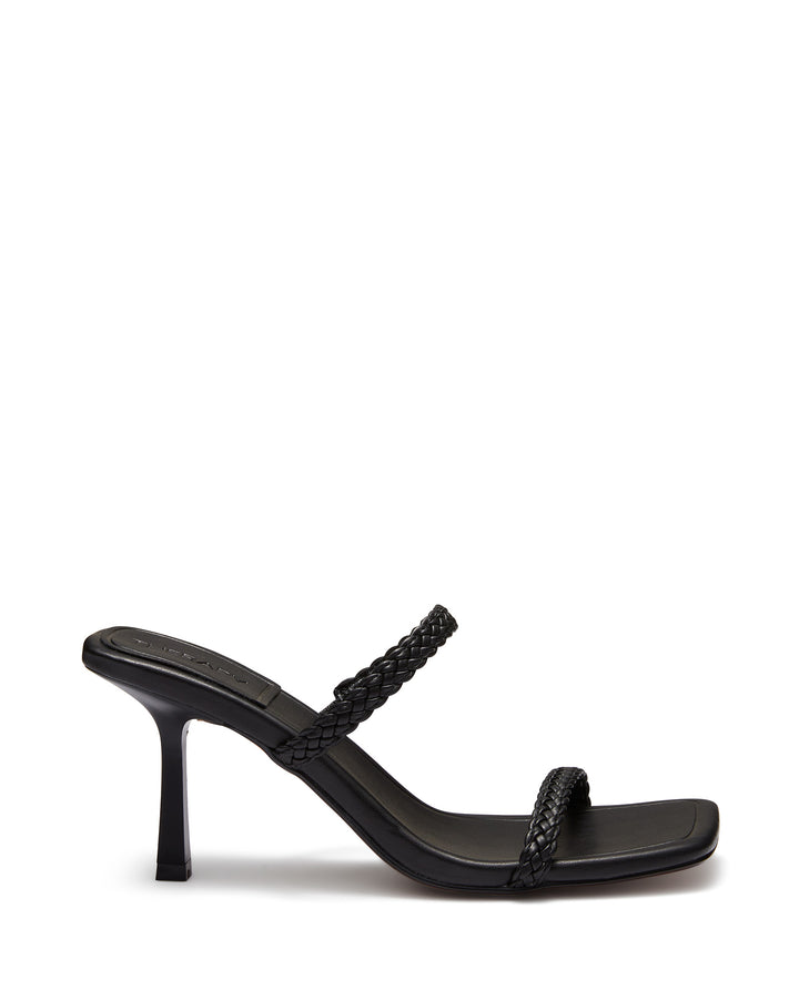 Therapy Shoes Drew Black | Women's Heels | Sandals | Stiletto | Braided
