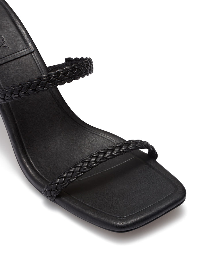 Therapy Shoes Drew Black | Women's Heels | Sandals | Stiletto | Braided