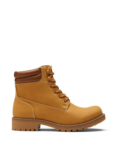 Therapy Shoes Dreww Camel | Women's Boots | Ankle | Combat | Lace Up
